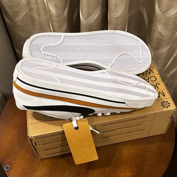 Nike Court Legacy Men’s Size US 11 Shoes DH3162 - 100 White Black Desert Ochre - Picture 3 of 7